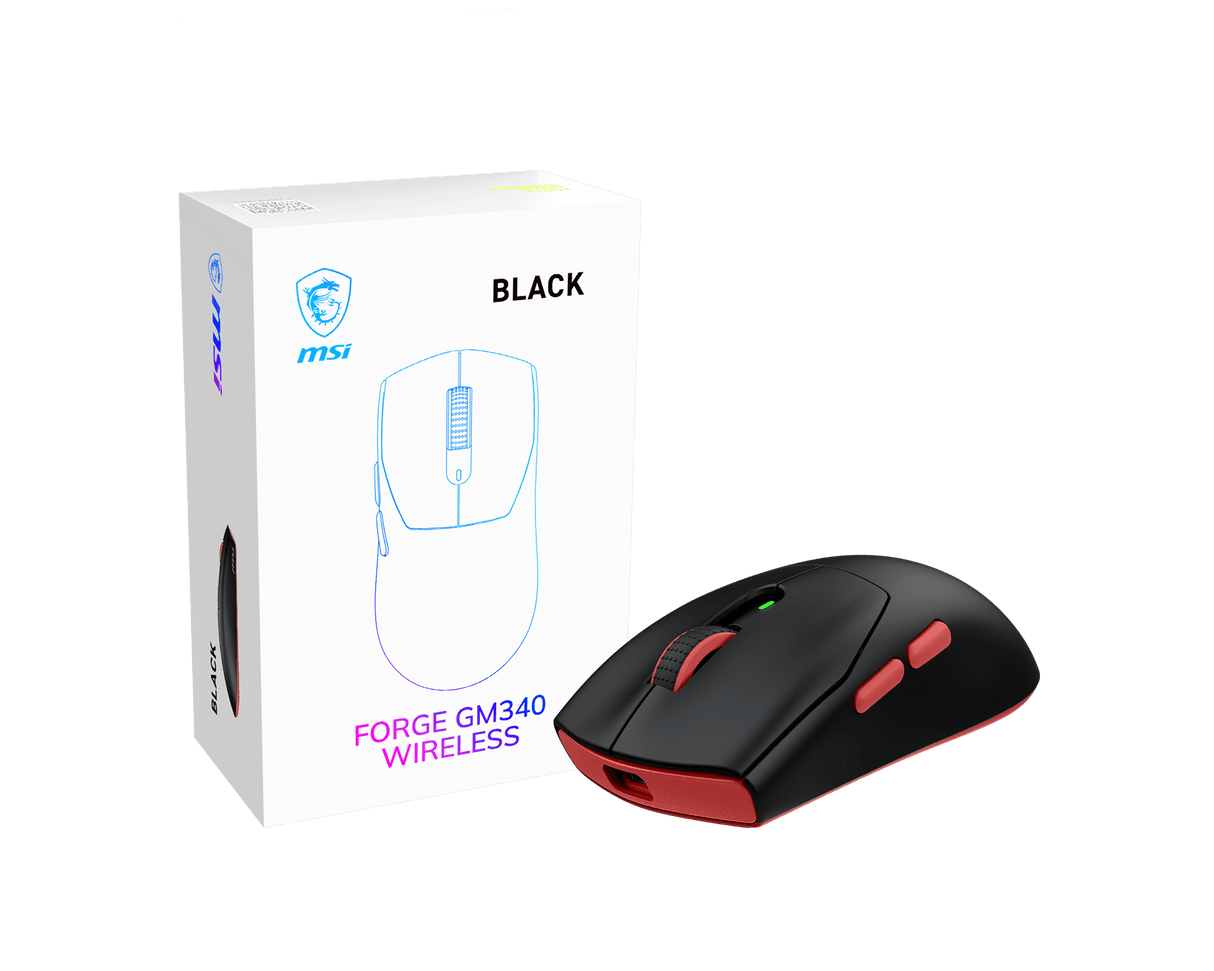 MSI Gaming Maus FORGE GM340 W BLACK
