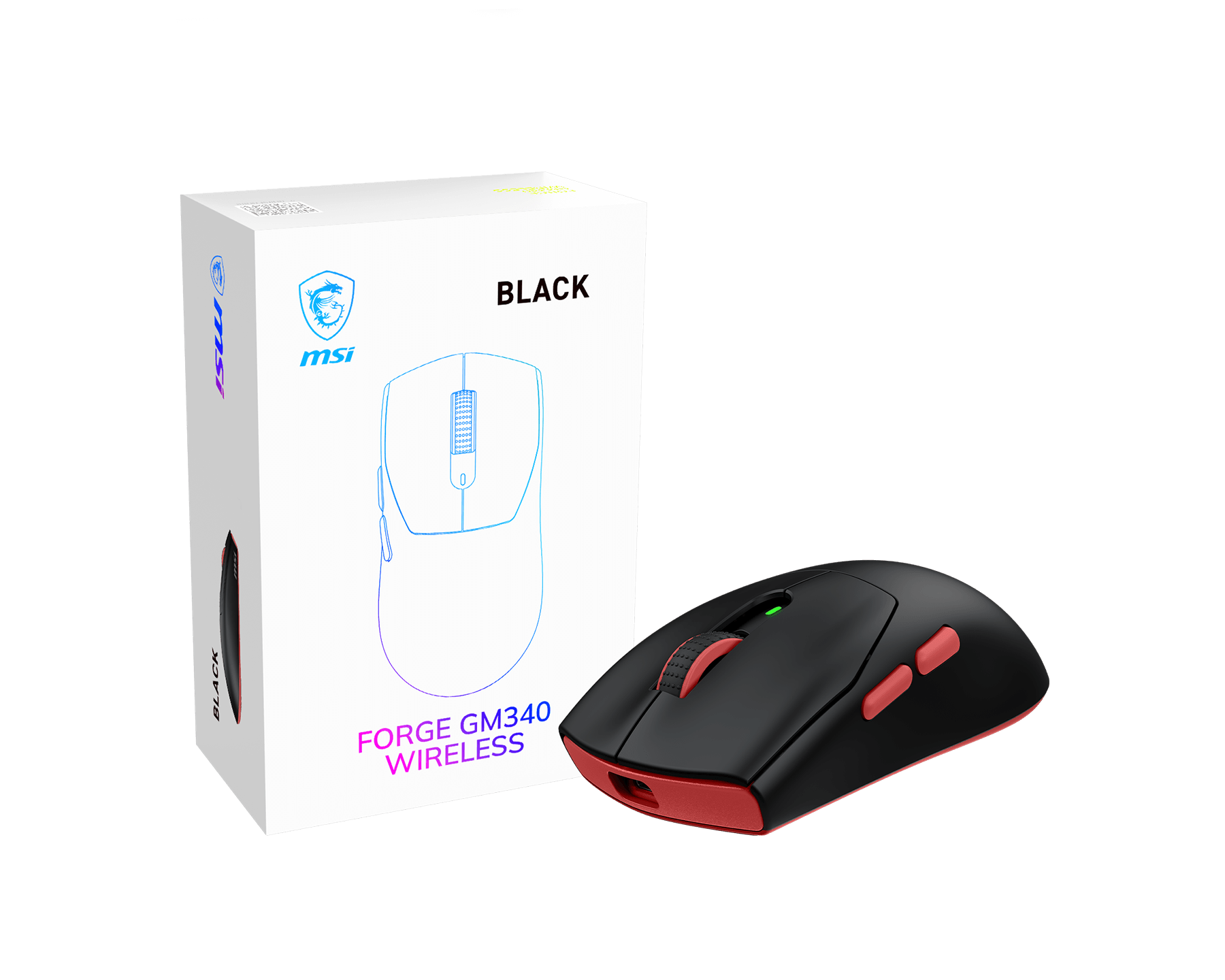 MSI Gaming Maus FORGE GM340 W BLACK