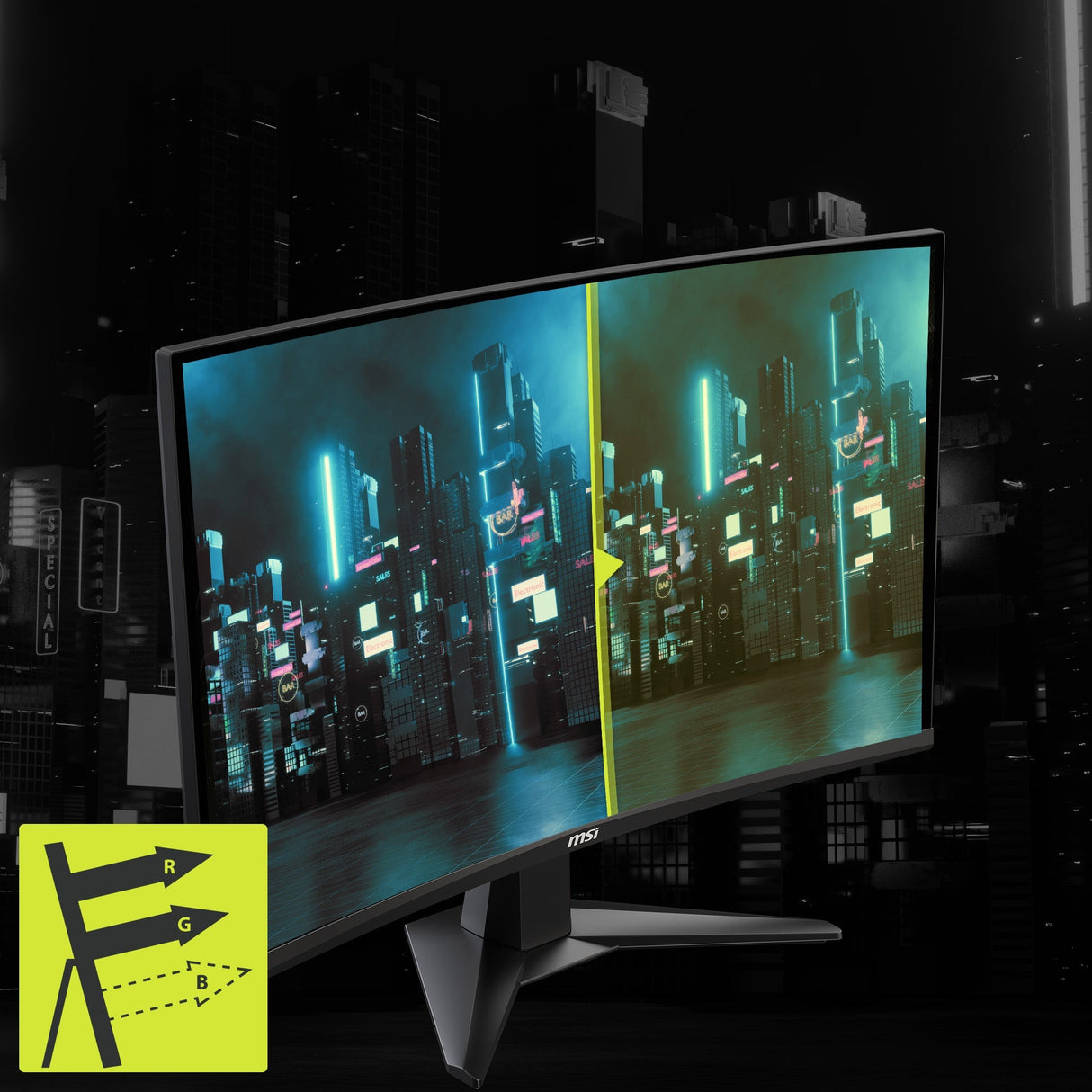 MSI Incent MAG 27CQ6FDE | MSI eSport Gaming Monitor - MSI e-Shop | Offiziell von MSI Deutschland