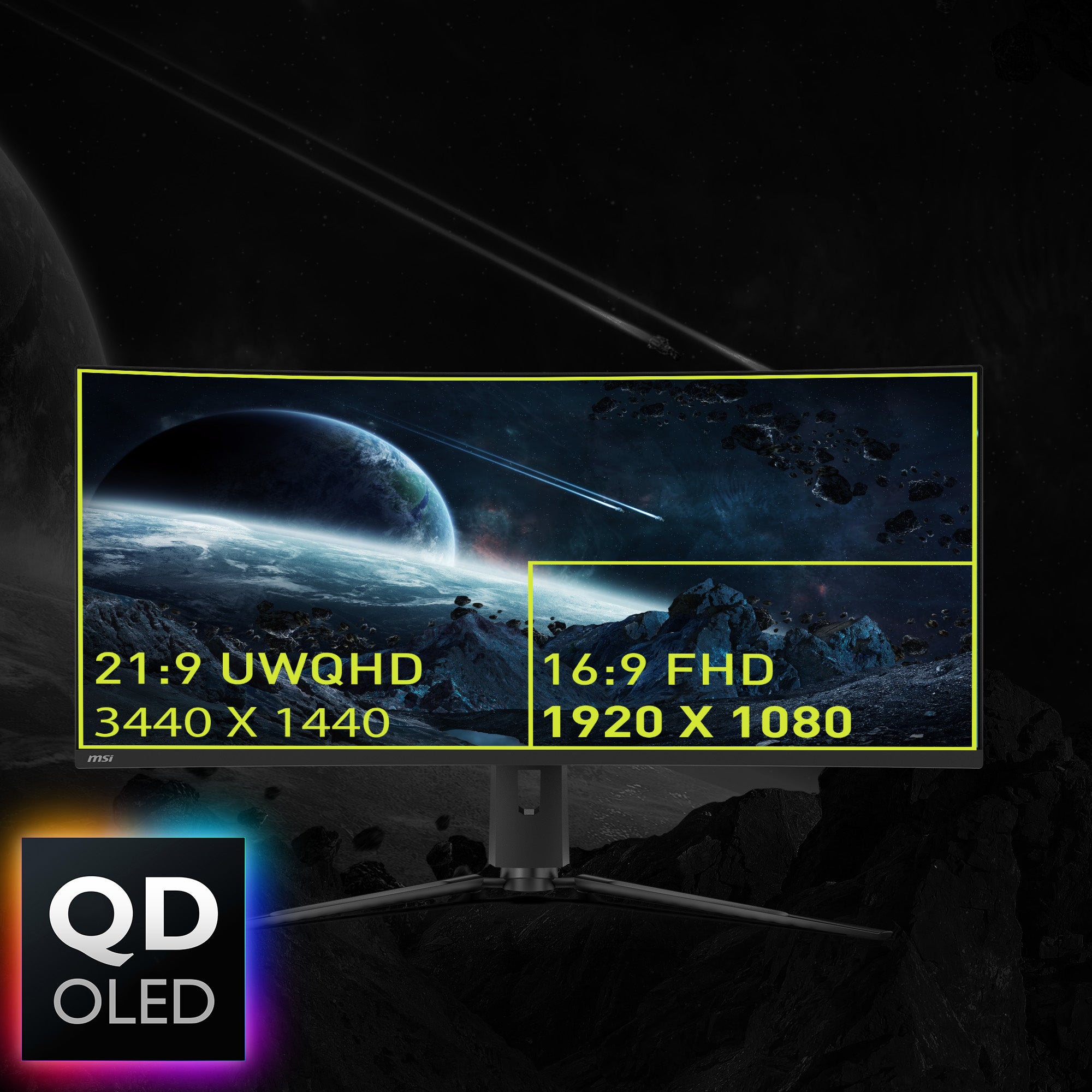 MAG 341CQP QD-OLED | MSI Gaming Monitor - MSI e-Shop | Offiziell von MSI Deutschland