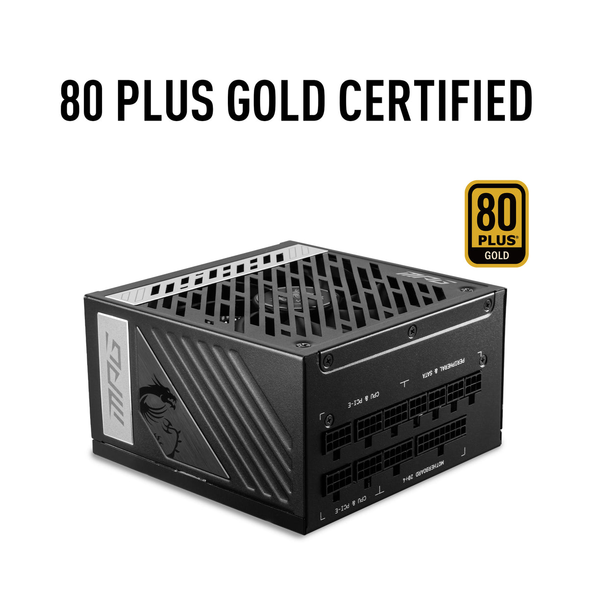 MSI Desktop PC Netzteil ATX 1000Watt 80 Plus Gold MPG A1000G PCIE5