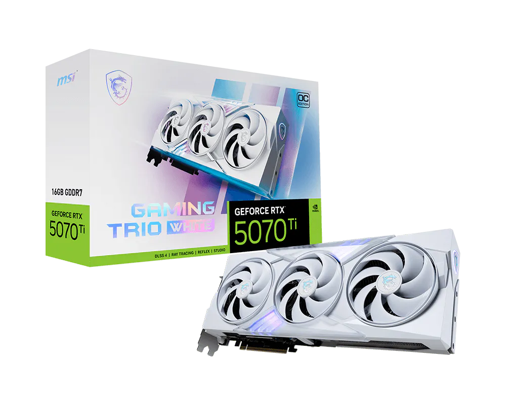 MSI Grafikkarte GeForce RTX 5070 Ti 16G GAMING TRIO OC WHITE - Refurbished