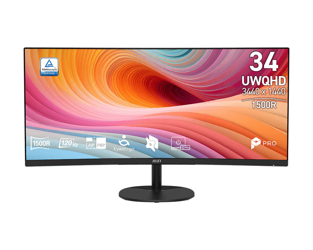 PRO MP341CQ E12 | MSI Gaming Monitor  ****Verpackung leicht beschädigt**** - MSI e-Shop | Offiziell von MSI Deutschland