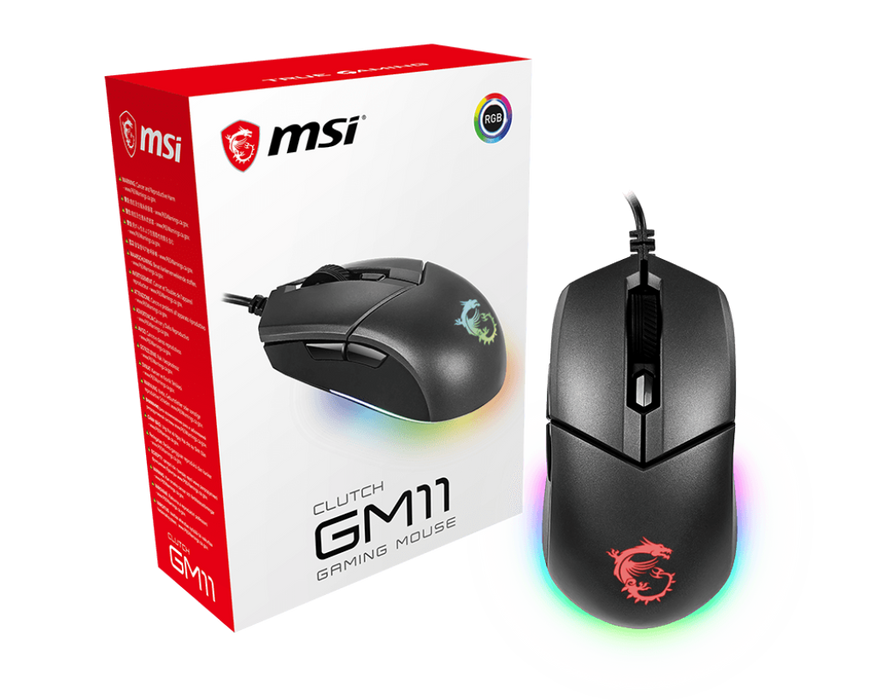 MSI Gaming Maus Clutch GM11 USB
