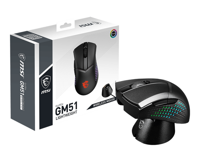 MSI Gaming Maus CLUTCH GM51 LIGHTWEIGHT WIRELESS - MSI e-Shop | Offiziell von MSI Deutschland