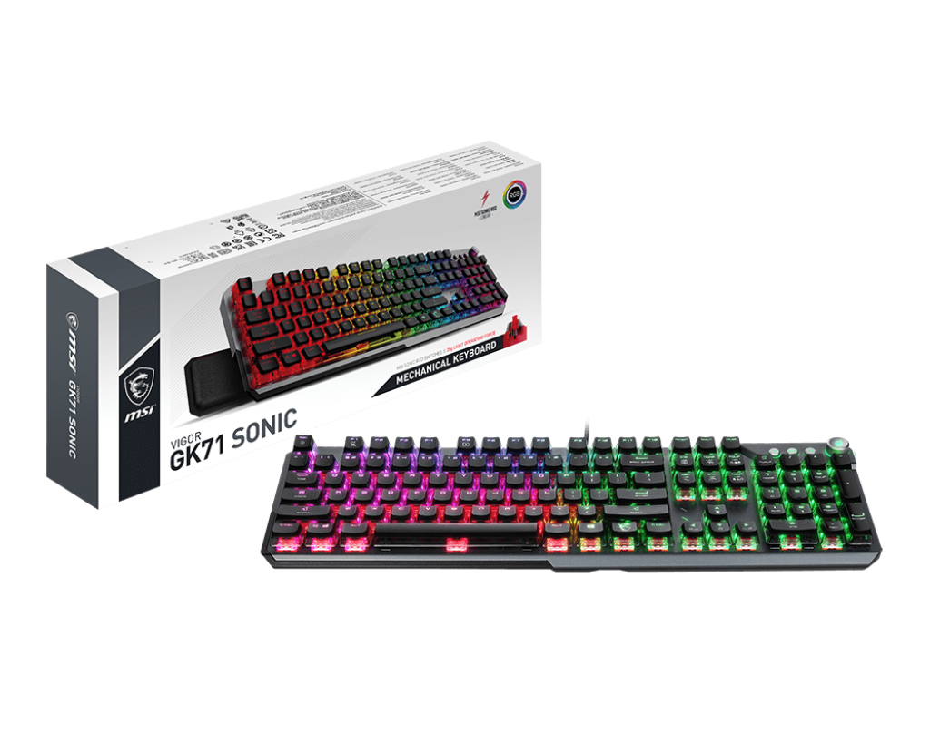 MSI Gaming Tastatur VIGOR GK71 SONIC RED DE - MSI e-Shop | Offiziell von MSI Deutschland