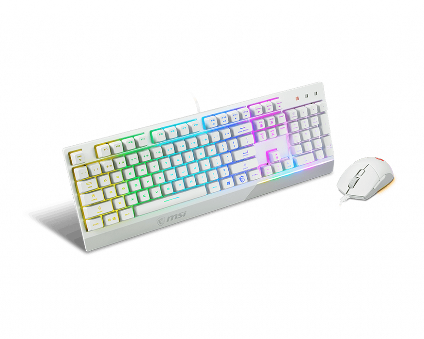 MSI Gaming Tastatur/Maus Combo VIGOR GK30 WHITE DE