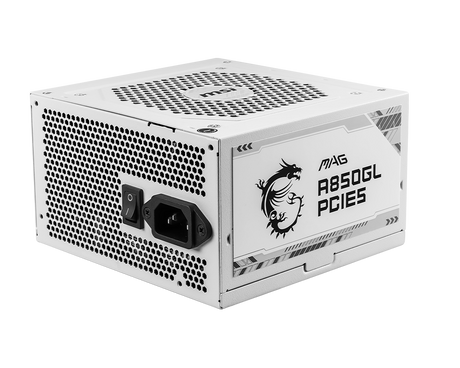 MSI CB Desktop PC Netzteil MAG A850GL PCIE5 WHITE - MSI e-Shop | Offiziell von MSI Deutschland