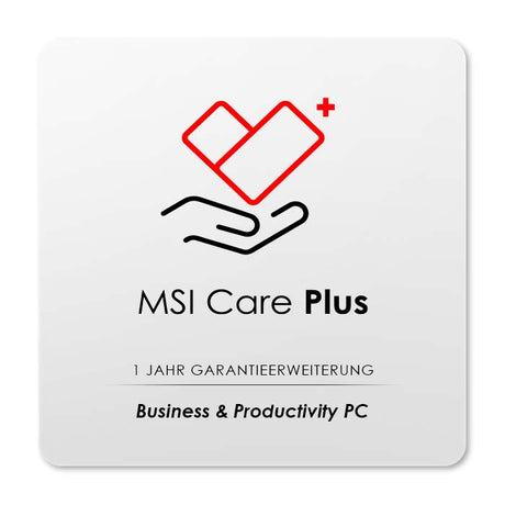 Ein (1) Jahr Garantieverlängerung für Business & Productivity Desktop PC | MSI Care - MSI e-Shop | Offiziell von MSI Deutschland