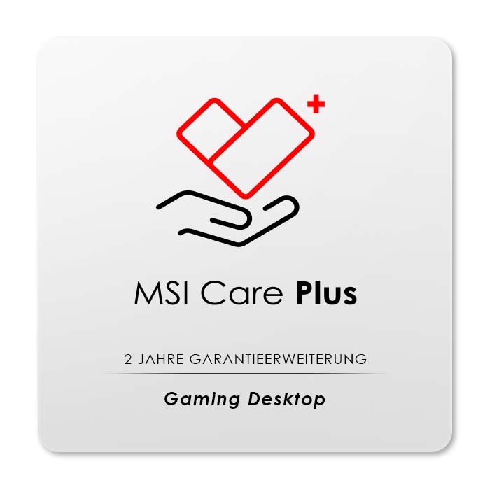 Zwei (2) Jahre Garantieverlängerung für Gaming Desktop PC | MSI Care