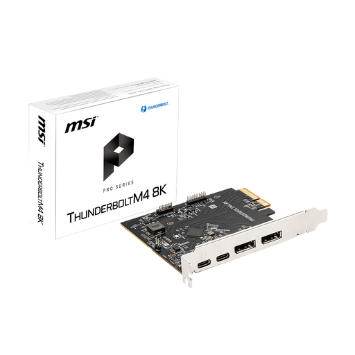 MSI Thunderbolt M4 8K PCIe Mainboard Expansion Card - MSI e-Shop | Offiziell von MSI Deutschland