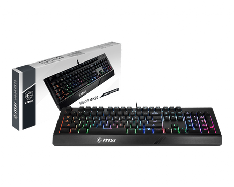 MSI Gaming Tastatur VIGOR GK20 DE USB - MSI e-Shop | Offiziell von MSI Deutschland